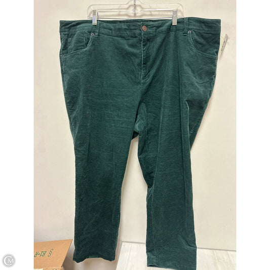 Pants Corduroy By Ava & Viv In Green, Size: 26