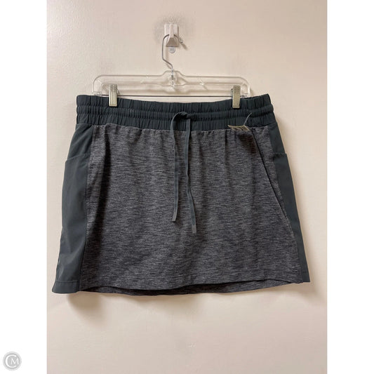 Athletic Skort By Athleta In Grey, Size: L