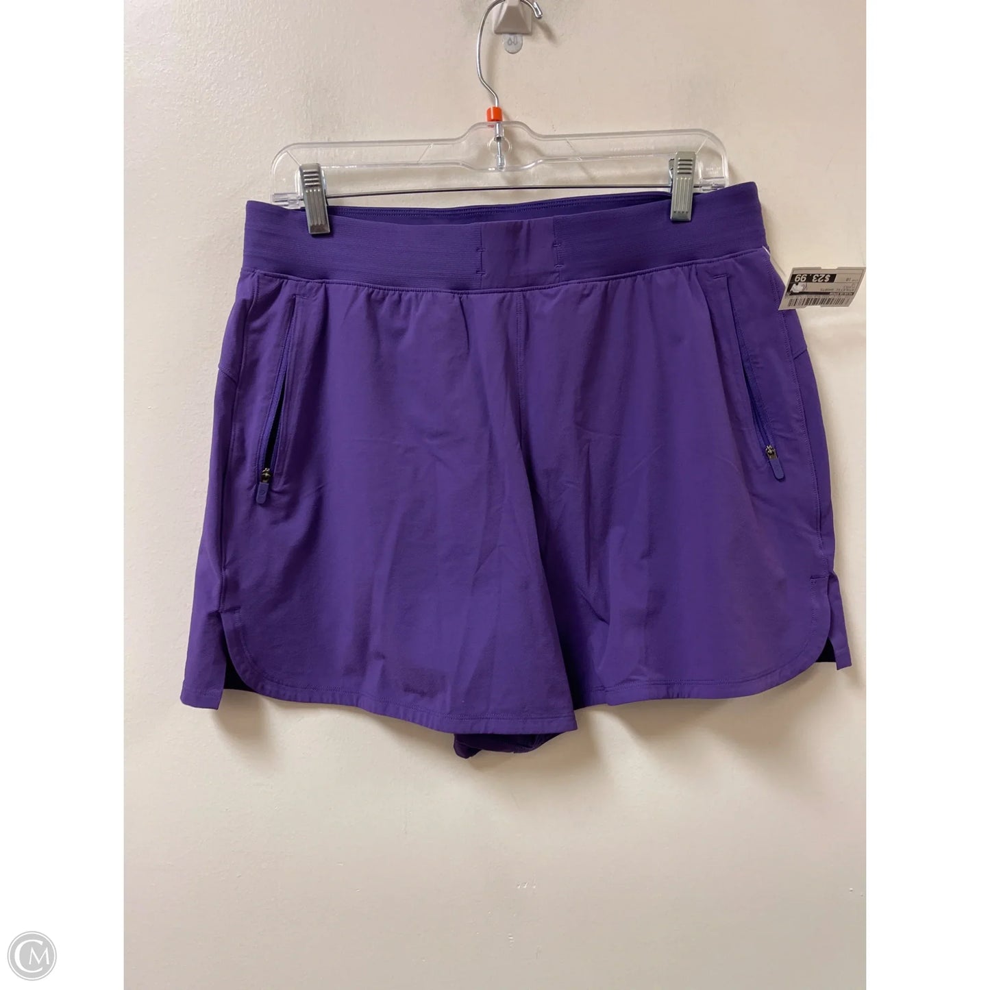 Athletic Shorts By Lululemon In Purple, Size: 10