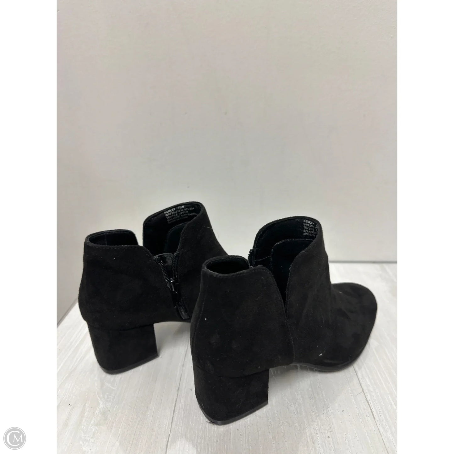 Boots Ankle Heels By Kim Rogers In Black, Size: 7.5