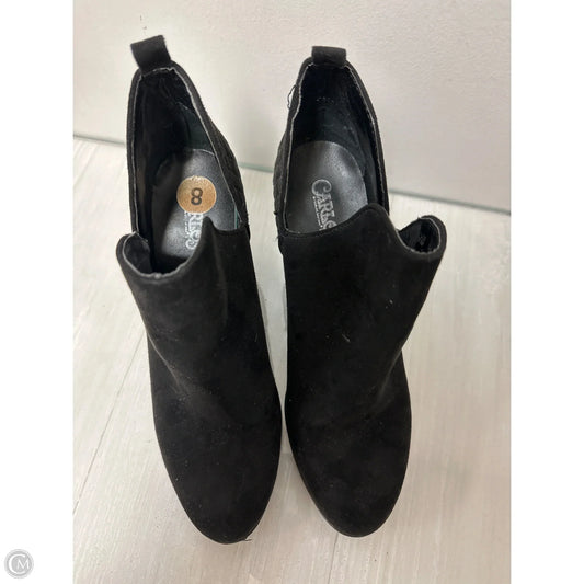 Boots Ankle Heels By Carlos By Carlos Santana In Black, Size: 8