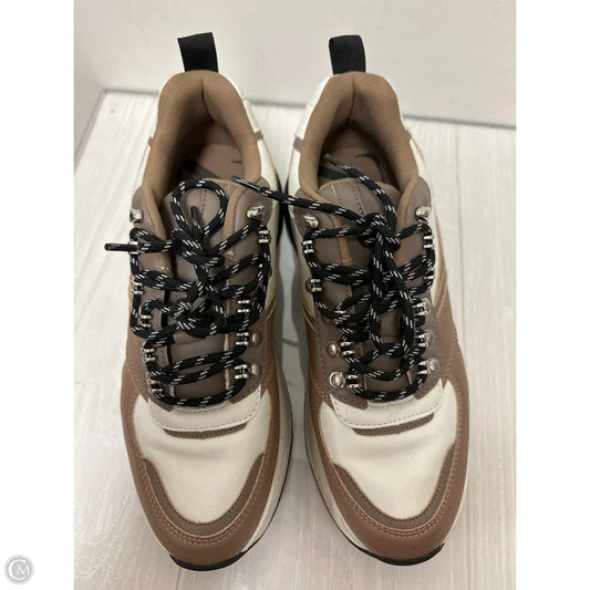 Shoes Sneakers By Zara In Tan, Size: 9.5