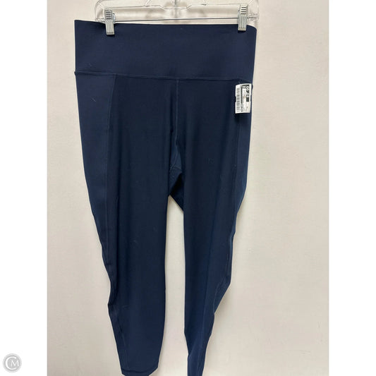 Athletic Leggings By Old Navy In Navy, Size: Xl
