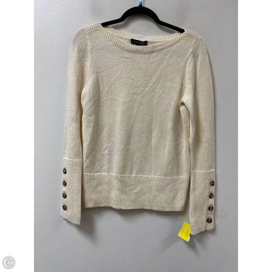 Sweater By Ann Taylor In Cream, Size: M