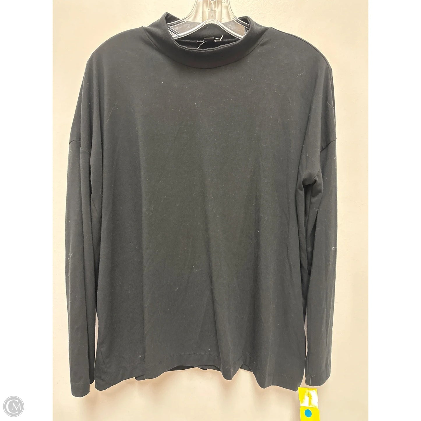 Top Long Sleeve By Ann Taylor In Black, Size: M