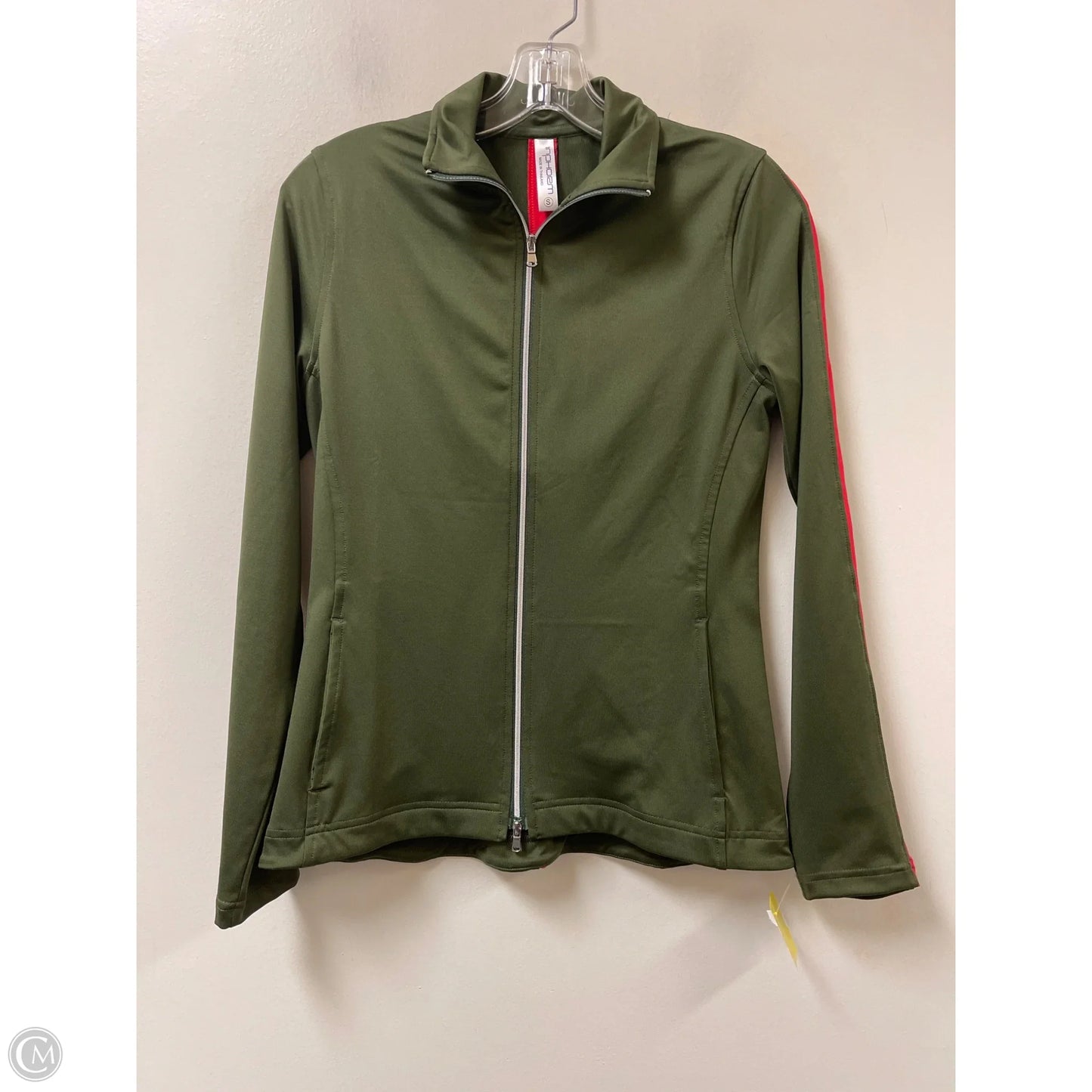 Athletic Jacket By Clothes Mentor In Green, Size: S