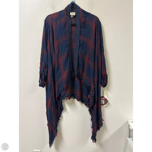 Kimono By Knox Rose In Blue & Red, Size: M