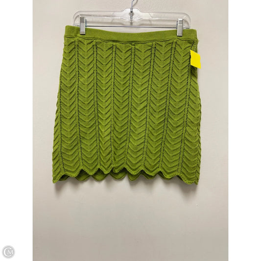 Skirt Mini & Short By Clothes Mentor In Green, Size: L