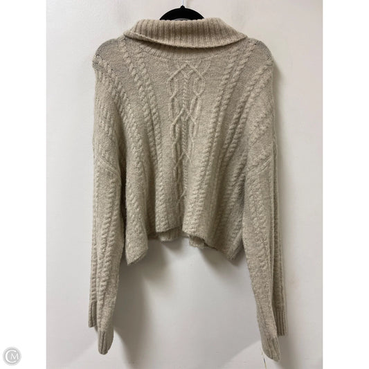 Sweater By Open Edit In Cream, Size: M