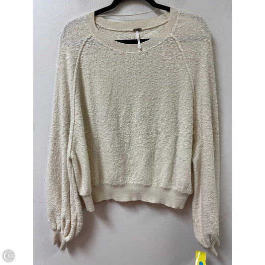 Sweater By Free People In Cream, Size: Xs