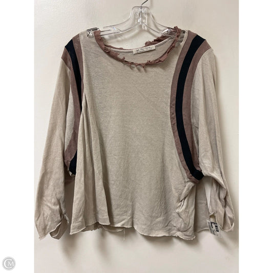 Top Long Sleeve By We The Free In Tan, Size: S