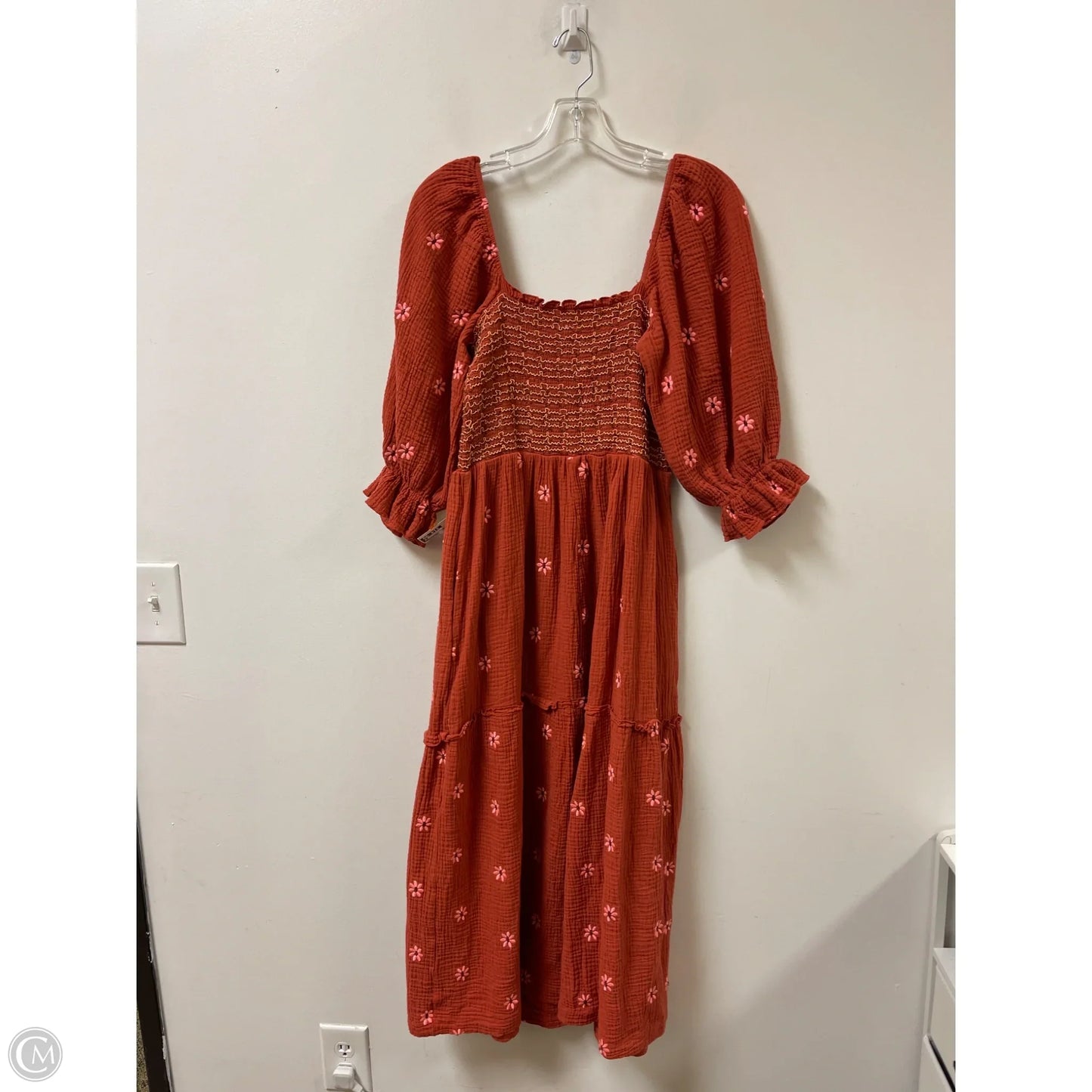 Dress Casual Maxi By Clothes Mentor In Orange, Size: L