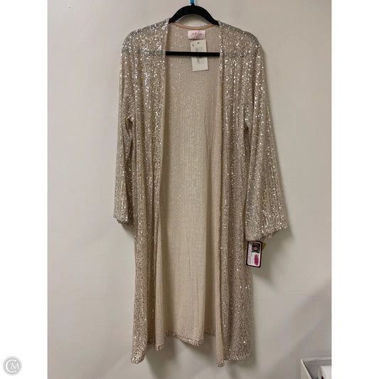 Sweater Cardigan By Clothes Mentor In Yellow, Size: 1x