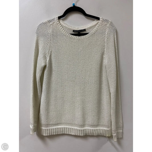 Sweater By White House Black Market In Cream, Size: L