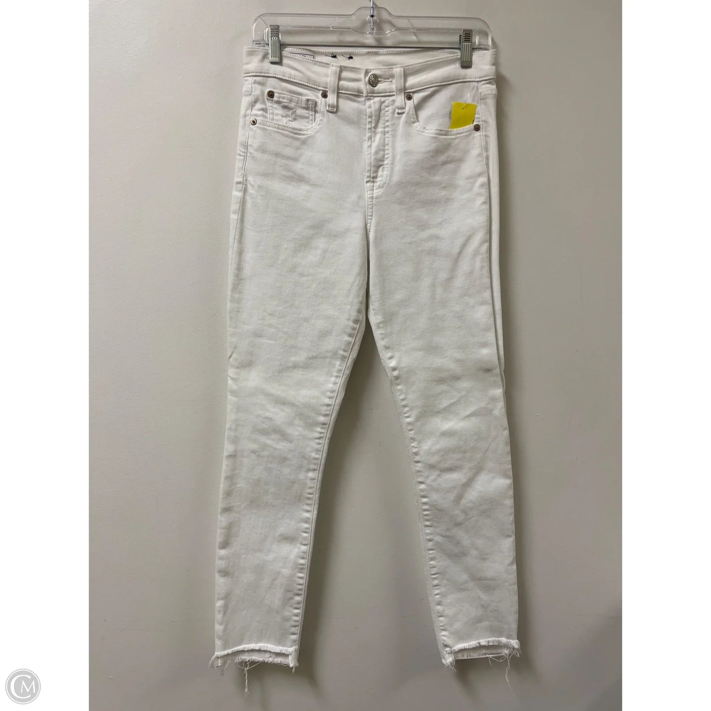 Jeans Skinny By Gap In White, Size: 6