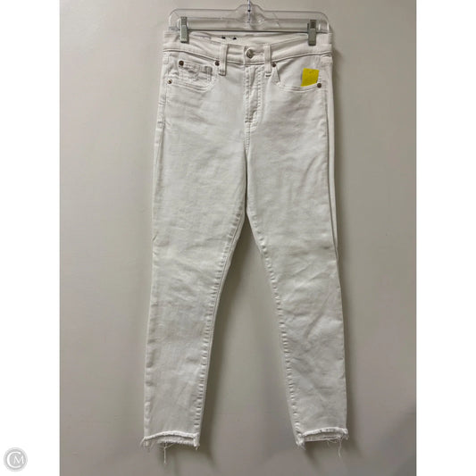 Jeans Skinny By Gap In White, Size: 6