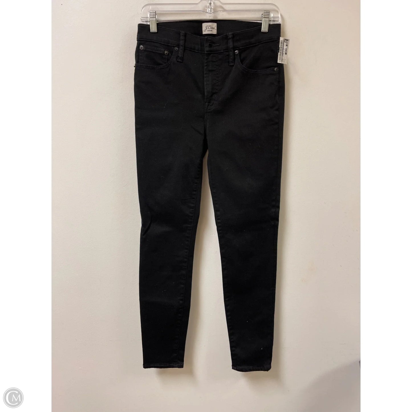 Jeans Skinny By J. Crew In Black, Size: 6