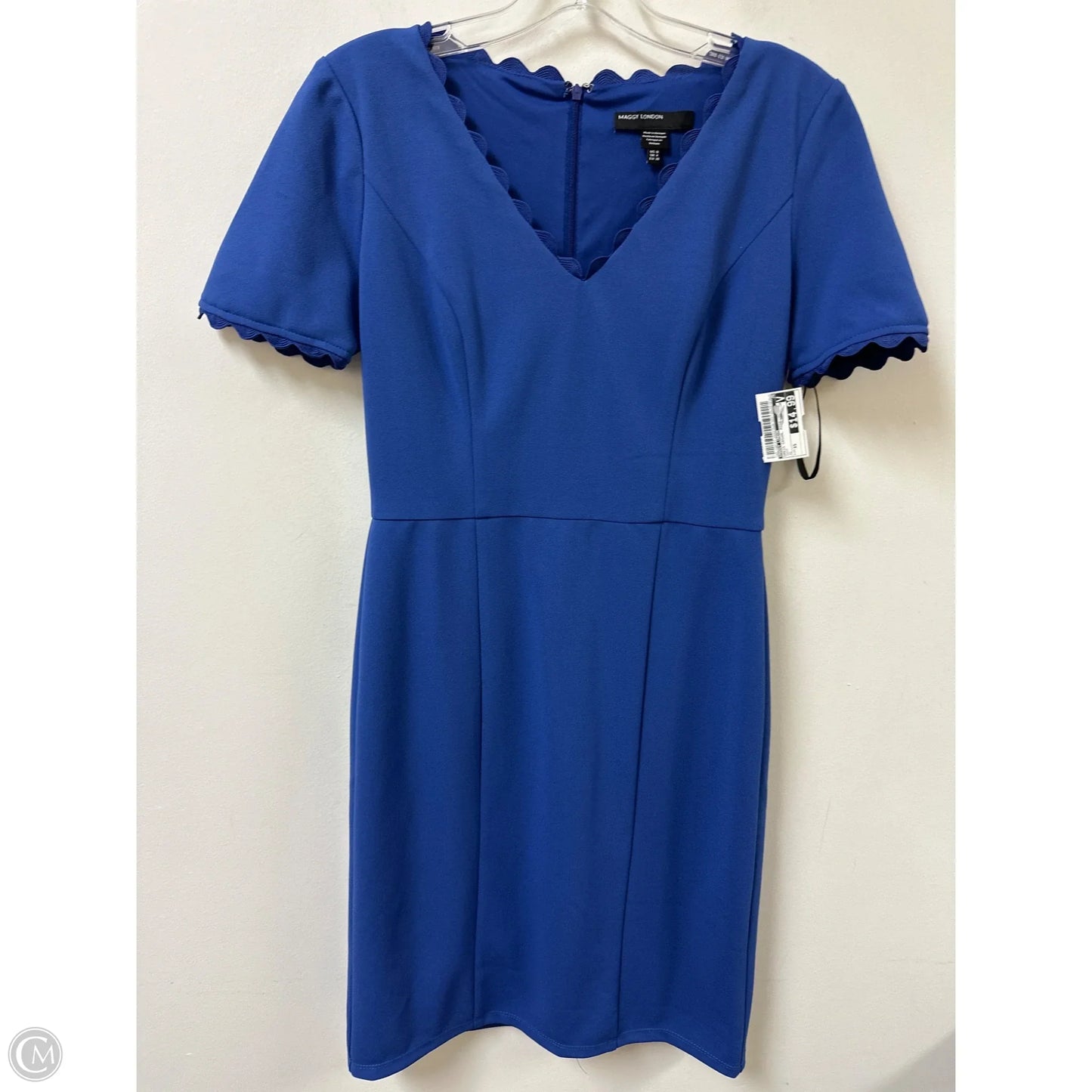 Dress Casual Midi By Maggy London In Navy, Size: Xs