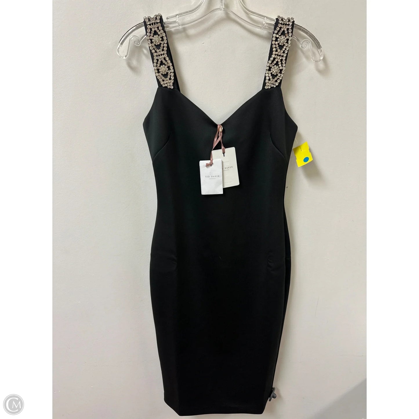 Dress Casual Midi By Ted Baker In Black, Size: S
