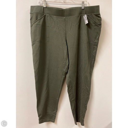 Pants Leggings By Pure Jill In Green, Size: Xl