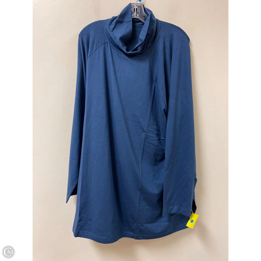 Top Long Sleeve By J. Jill In Blue, Size: 3x
