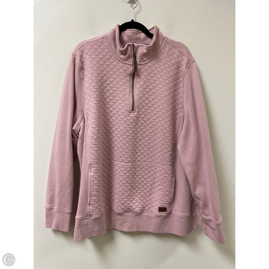 Sweatshirt Collar By L.l. Bean In Pink, Size: 3x