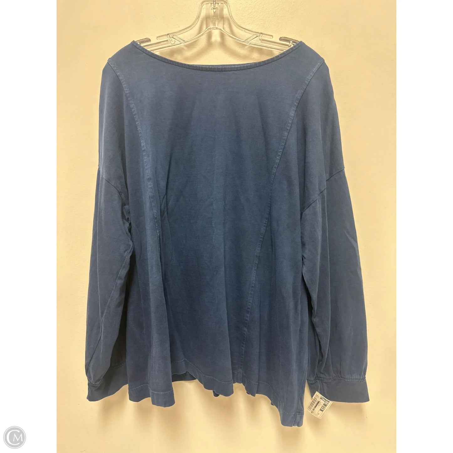 Top Long Sleeve By Pure Jill In Blue, Size: 3x
