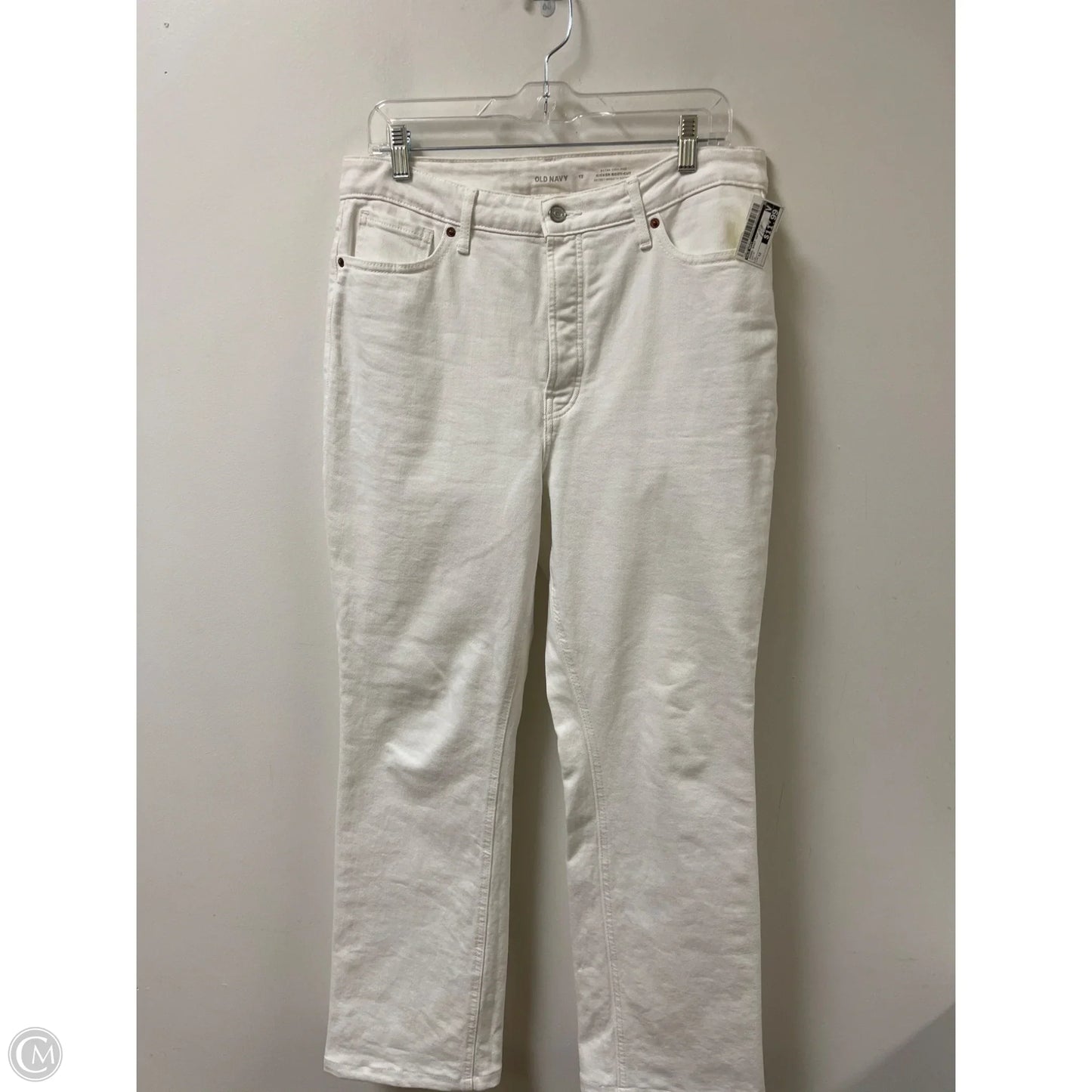 Jeans Boot Cut By Old Navy In White, Size: 12