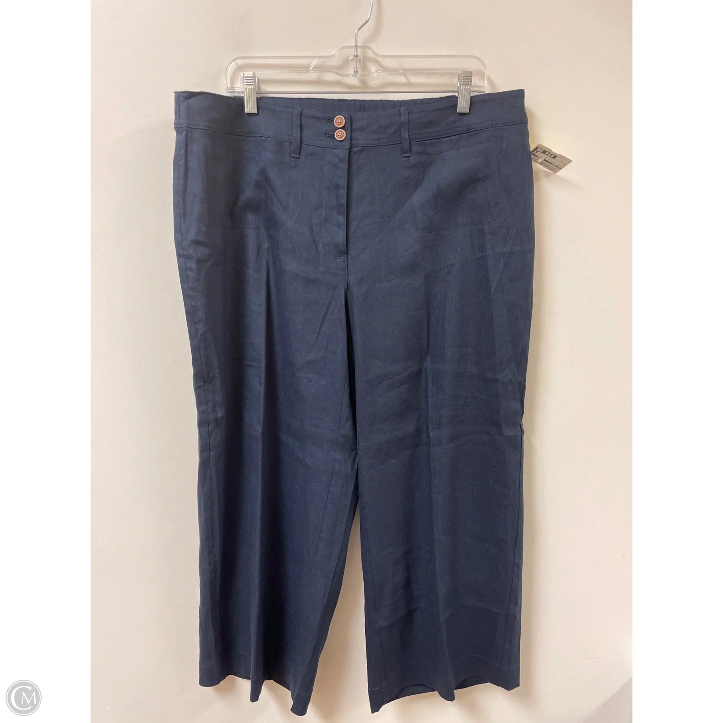 Pants Linen By J. Jill In Navy, Size: Xl