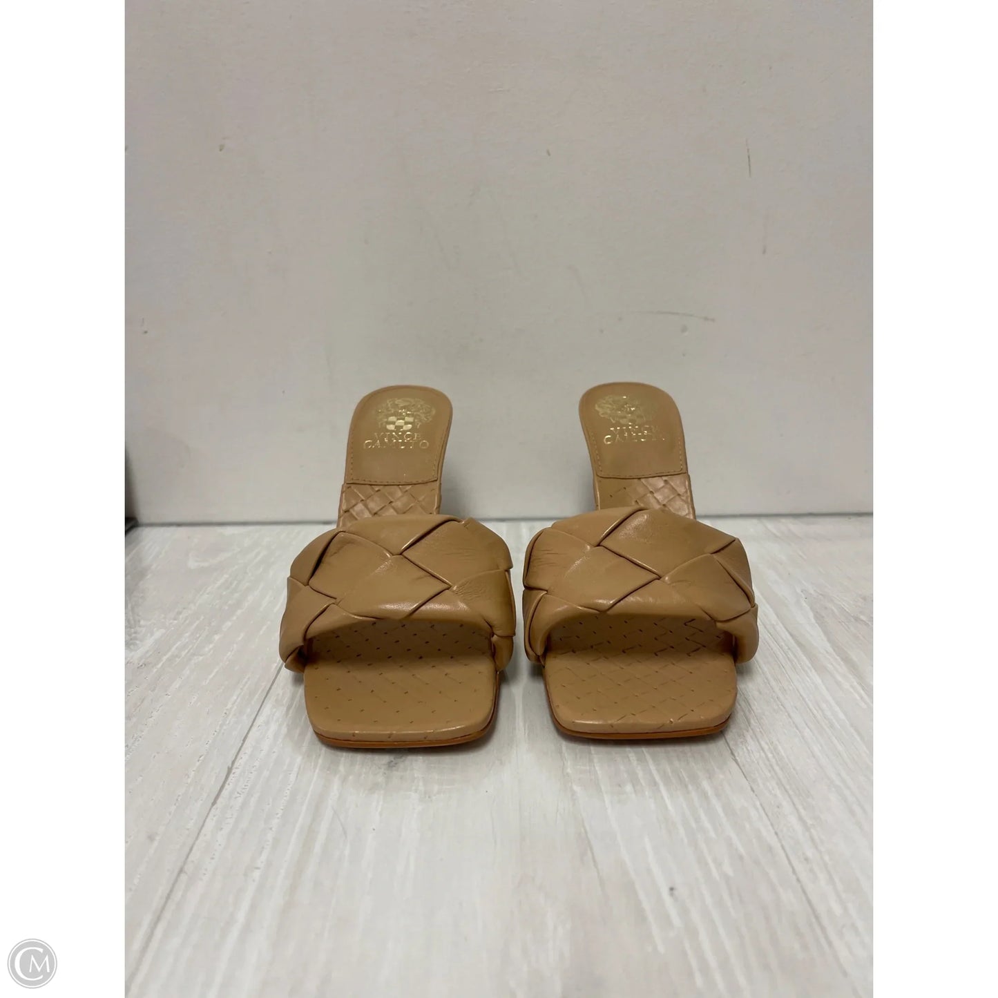 Shoes Heels Stiletto By Vince Camuto In Tan, Size: 7