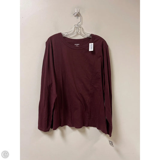 Top Long Sleeve By Old Navy In Purple, Size: 4x