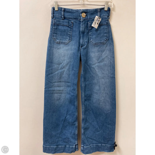 Jeans Wide Leg By Maeve In Blue Denim, Size: 2