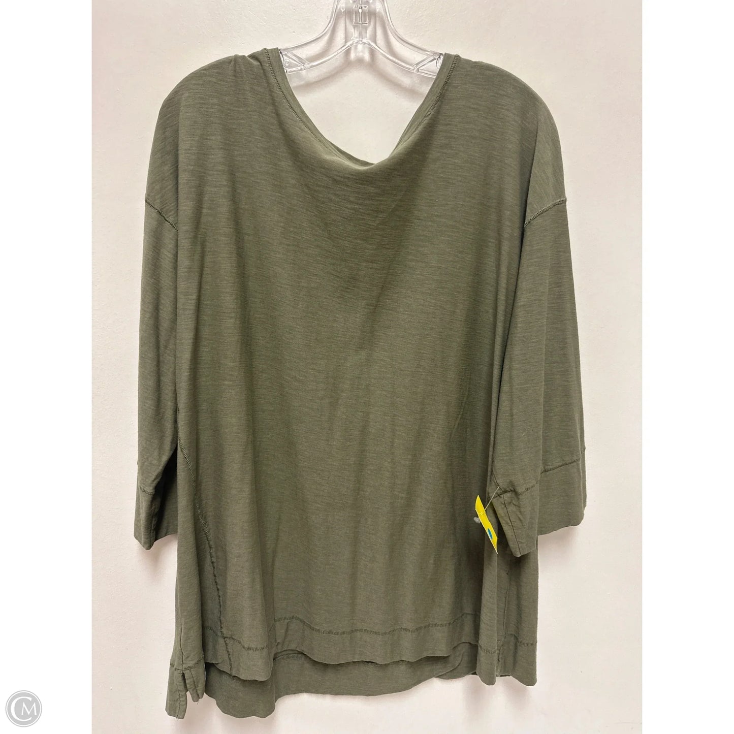 Top Long Sleeve By West Bound In Green, Size: 2x