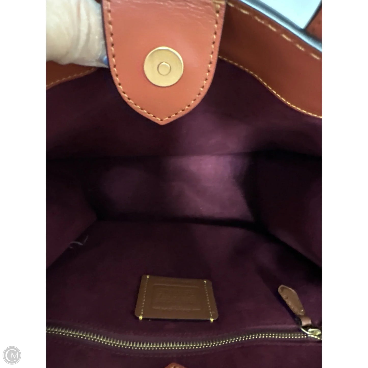 Handbag Designer By Coach, Size: Large