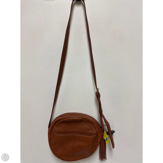Handbag Leather By Hobo Intl, Size: Medium