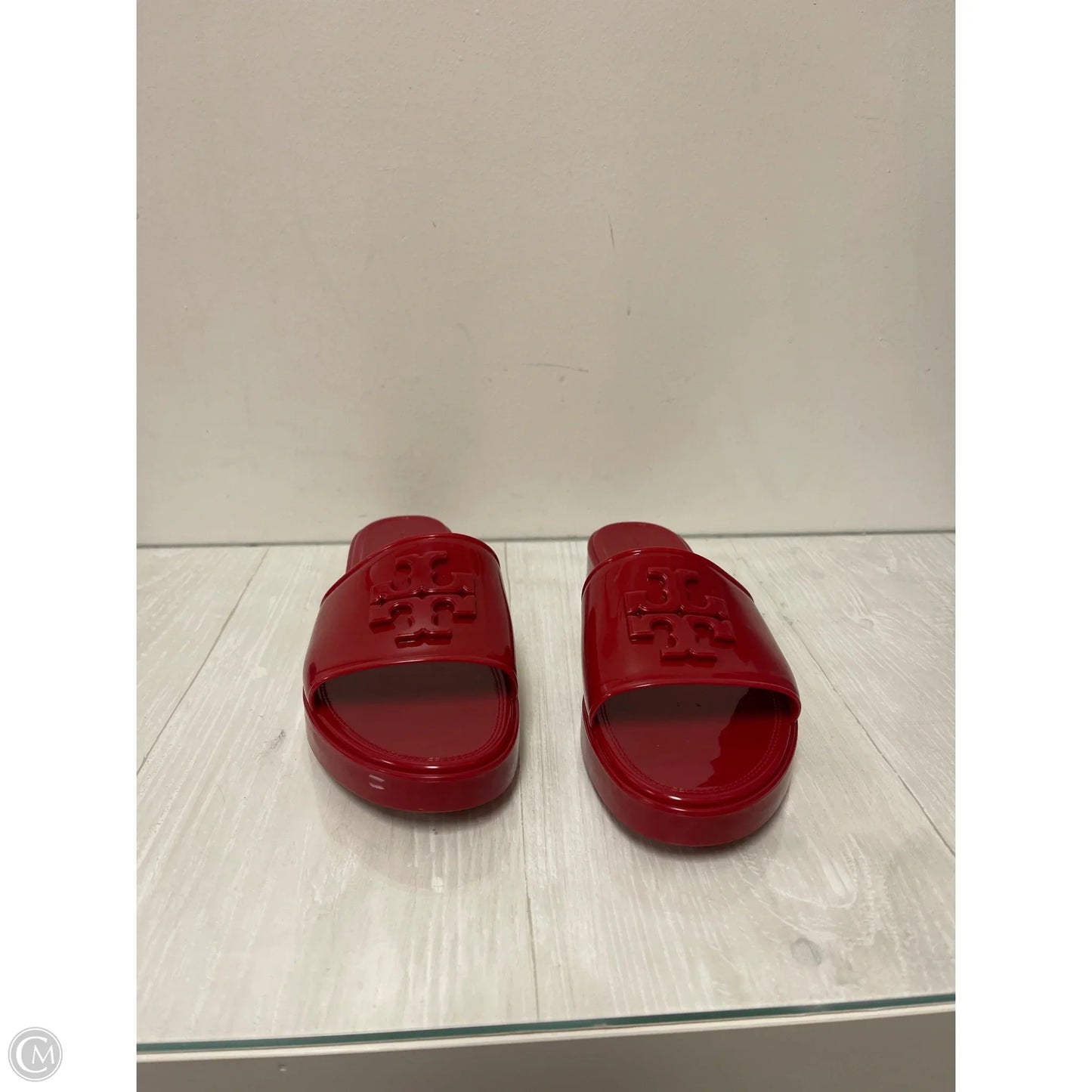 Sandals Designer By Tory Burch In Red, Size: 11