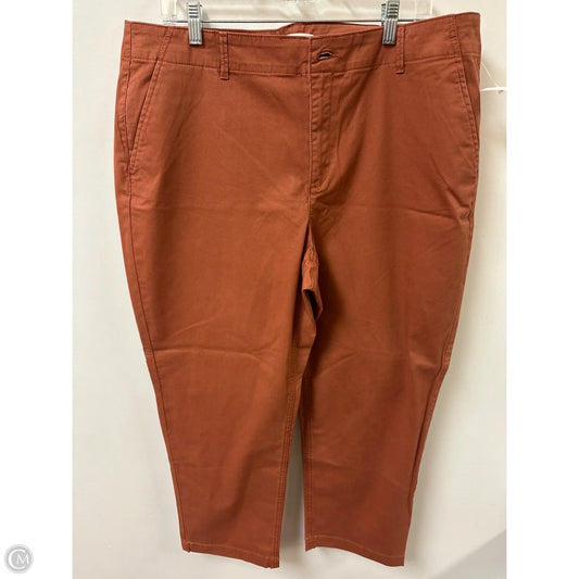 Pants Wide Leg By Loft In Orange, Size: 16