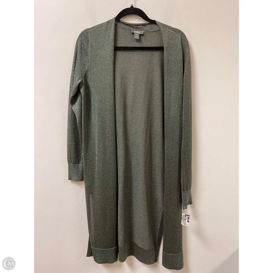 Sweater Cardigan Designer By Neiman Marcus In Green, Size: S