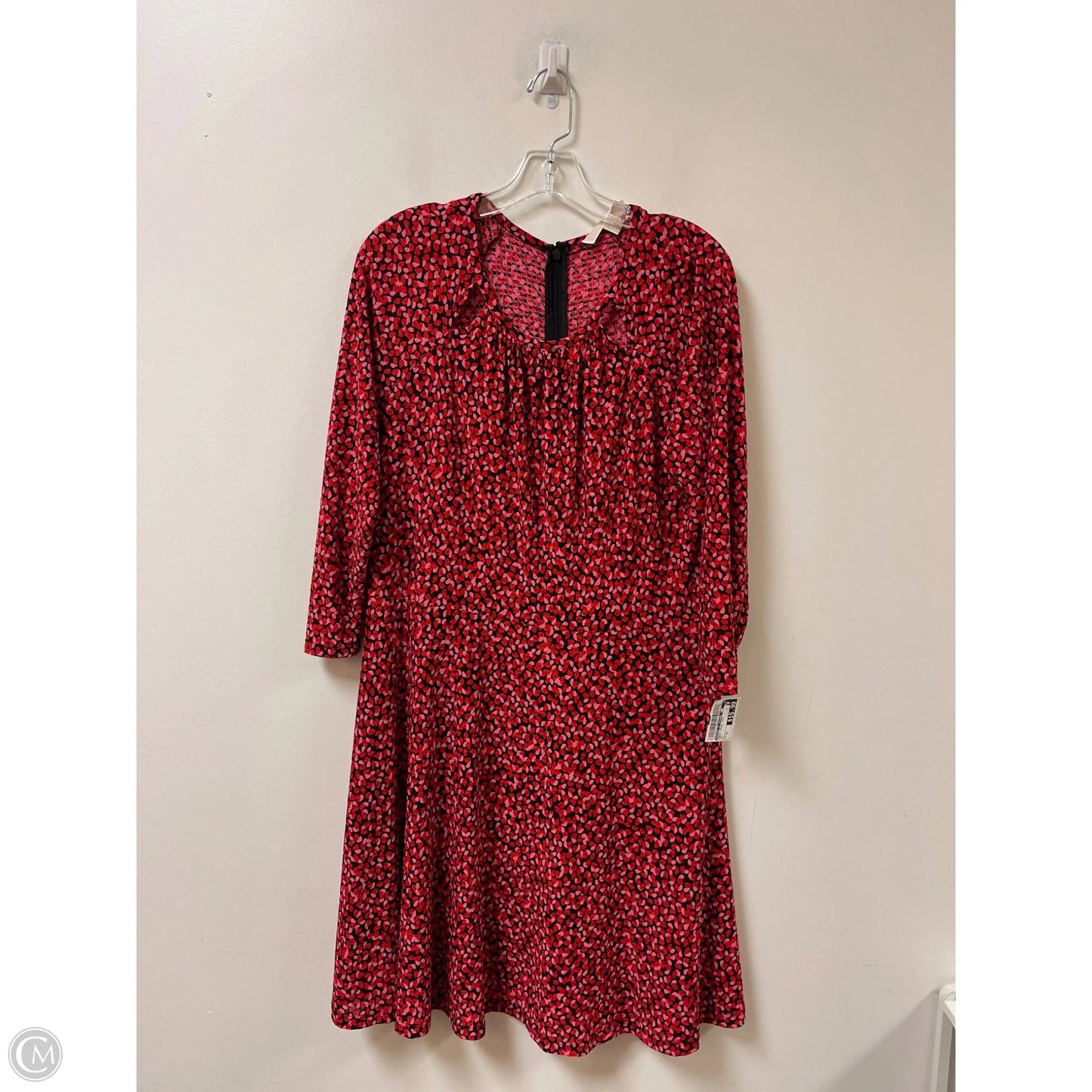 Dress Casual Midi By Michael By Michael Kors In Red, Size: Xl