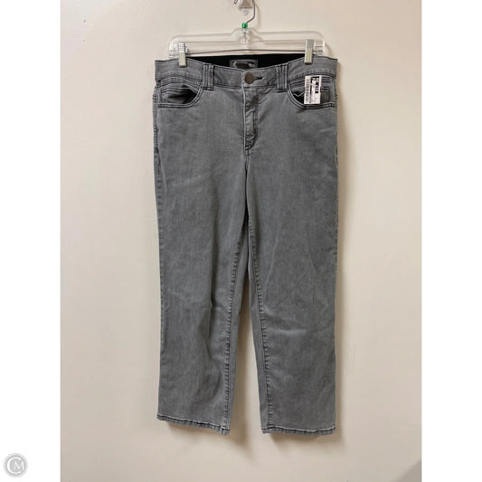 Jeans Straight By Democracy In Grey, Size: 12