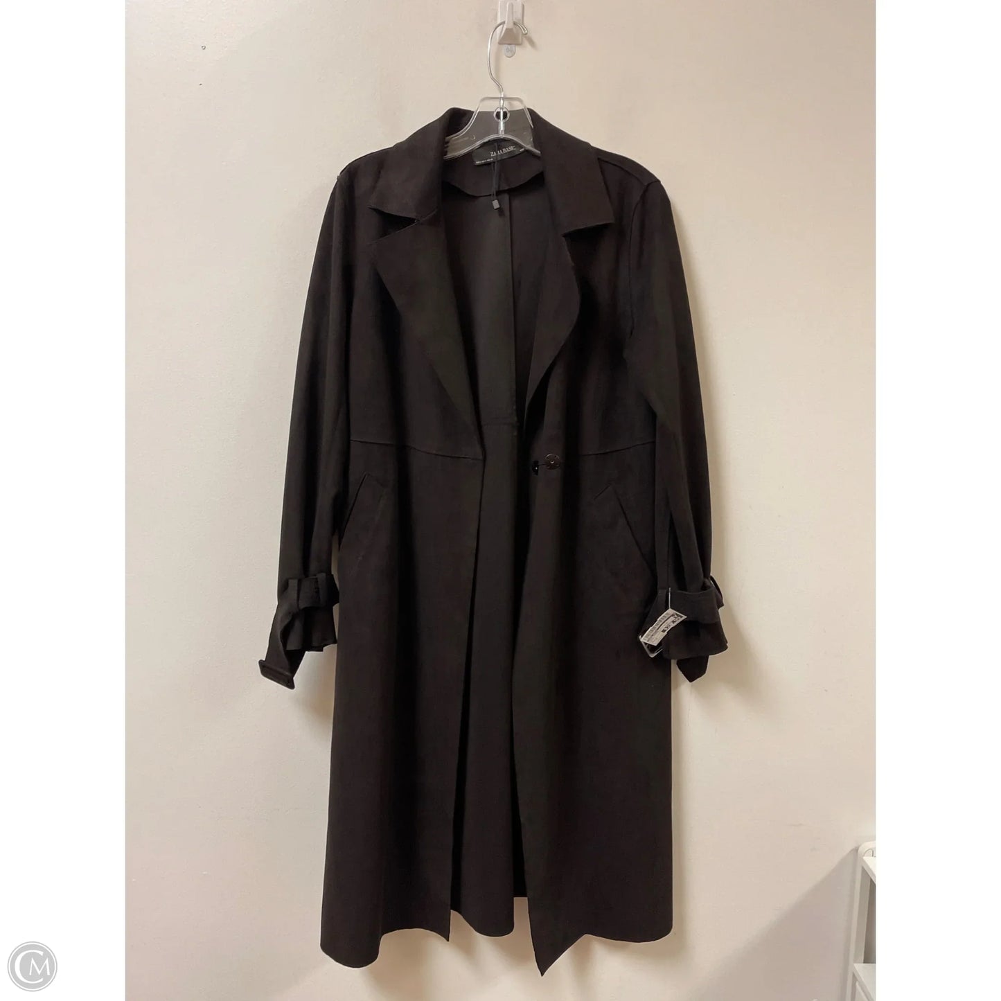 Coat Other By Zara Basic In Black, Size: S