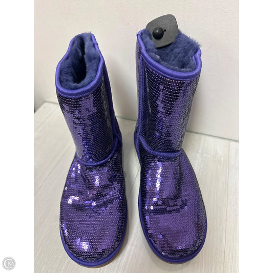 Boots Designer By Ugg In Purple, Size: 8