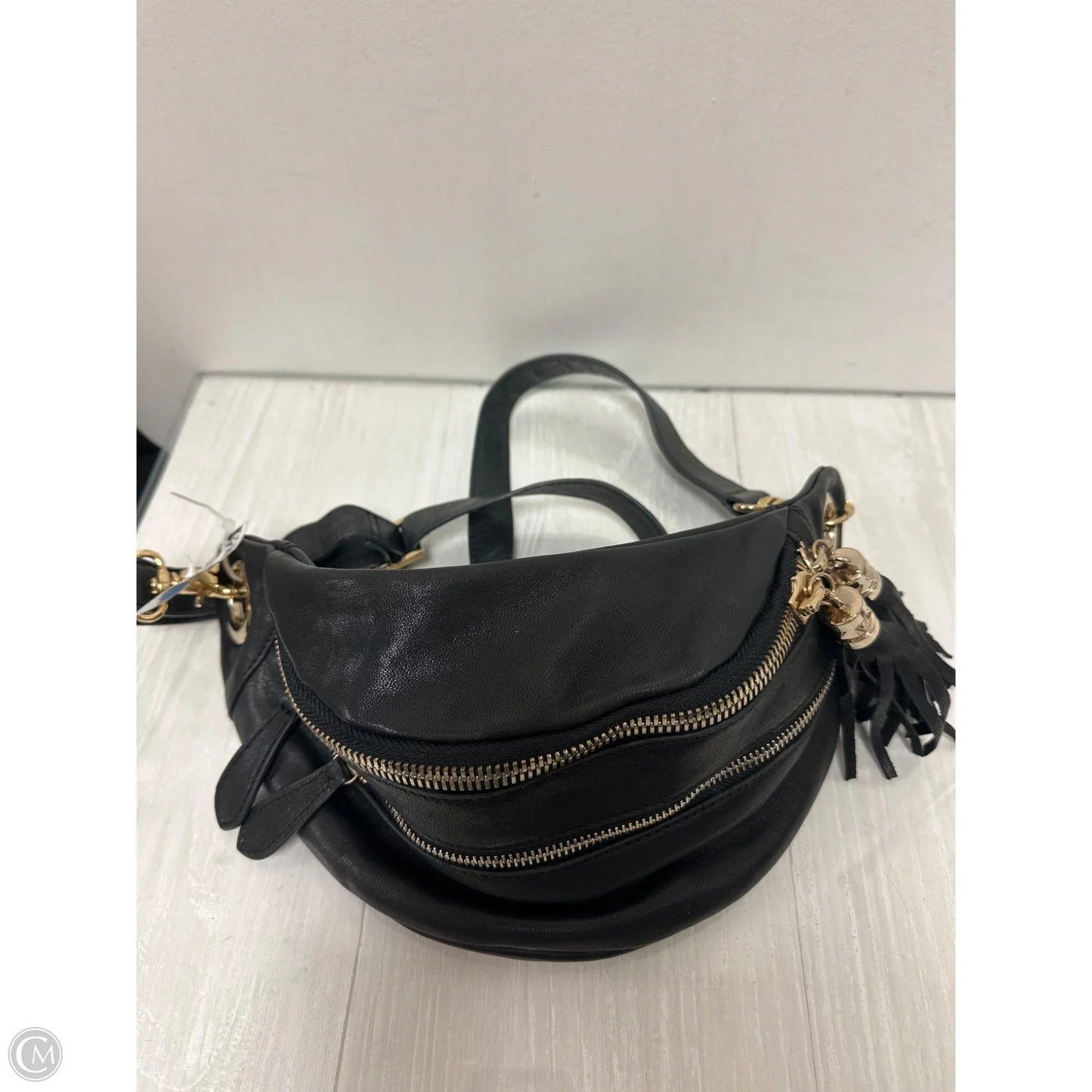 Belt Bag Leather By Clothes Mentor, Size: Large