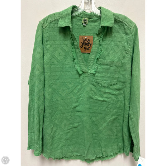 Top Long Sleeve By Ivy Jane In Green, Size: Xs