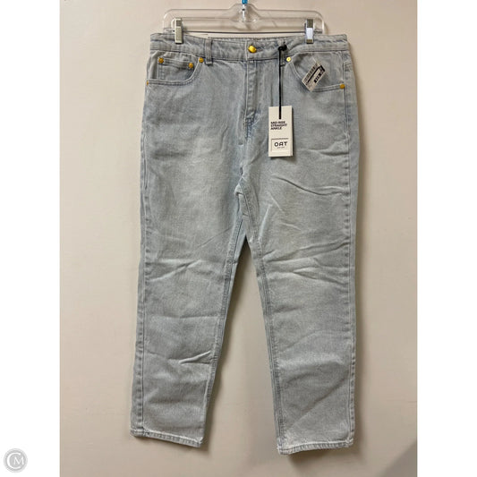 Jeans Boyfriend By Oat In Blue Denim, Size: 12