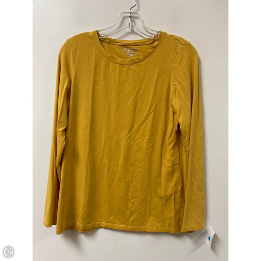 Top Long Sleeve By Chicos In Yellow, Size: M