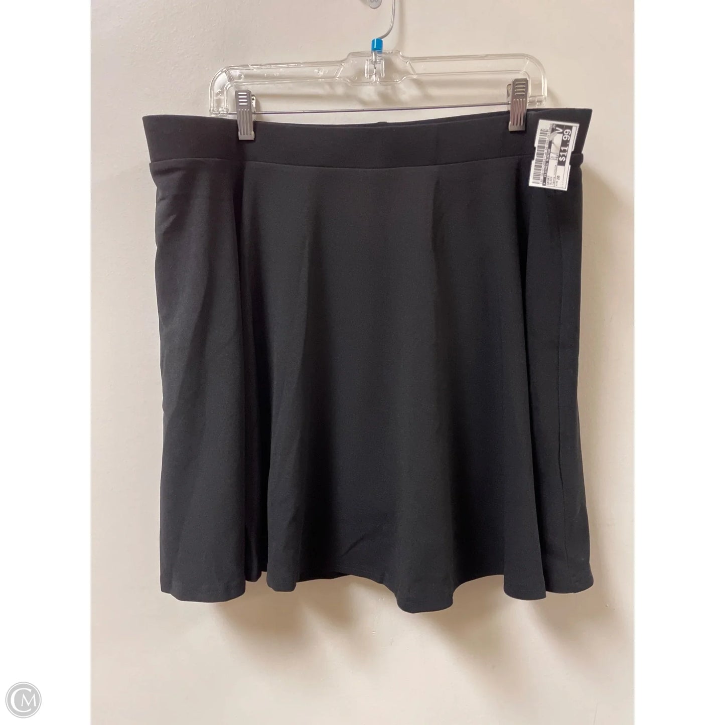 Skort By Clothes Mentor In Black, Size: 20