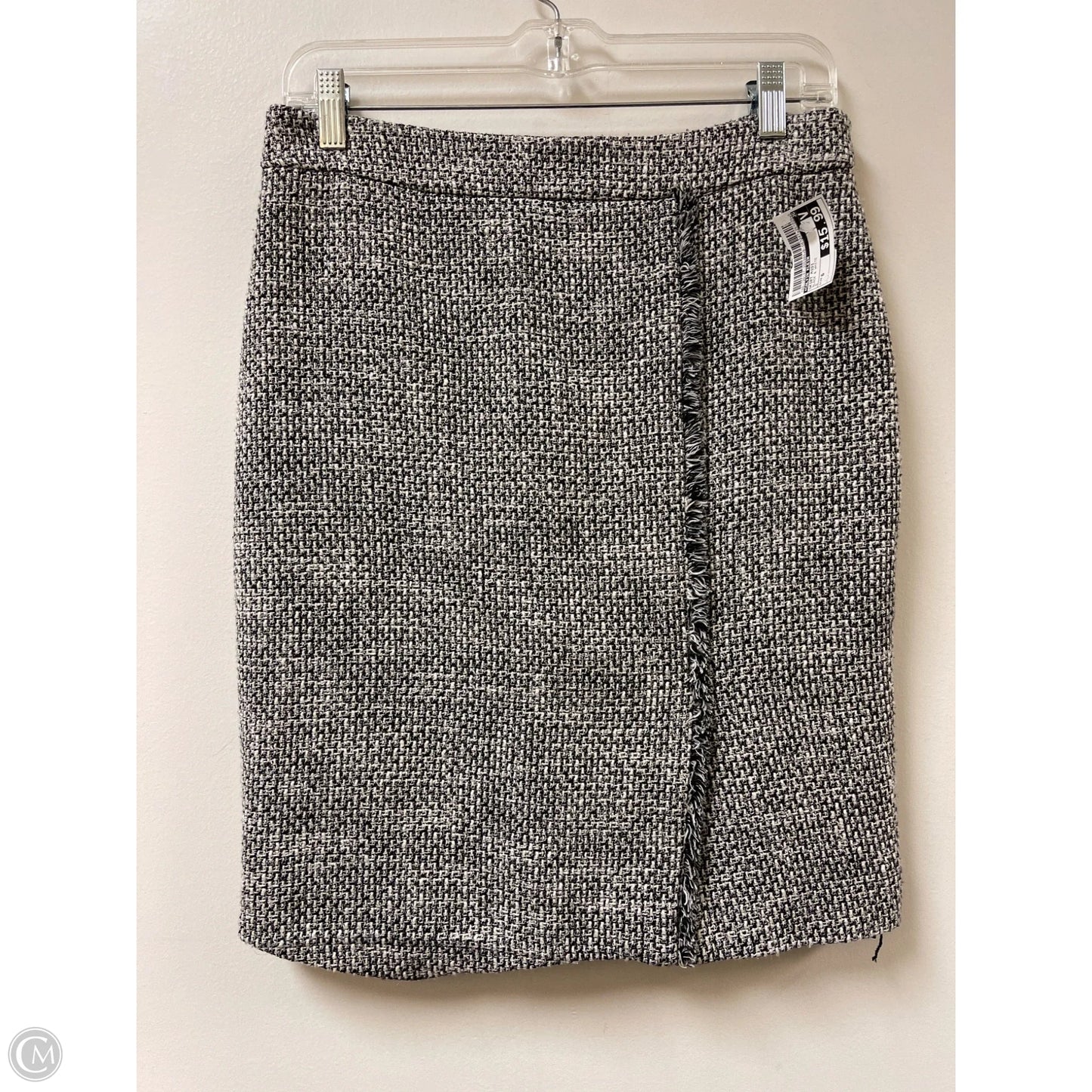 Skirt Midi By Calvin Klein In Black & White, Size: 6