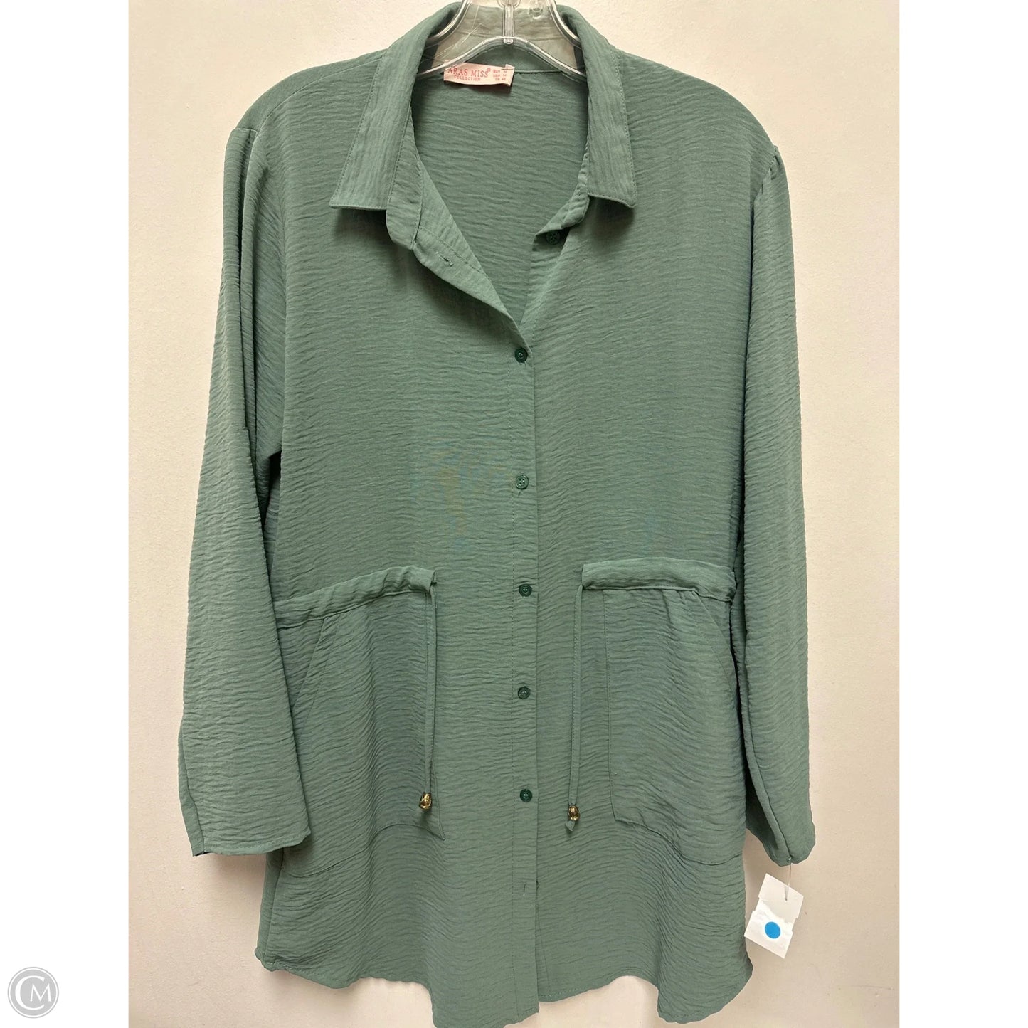 Dress Casual Midi By Clothes Mentor In Green, Size: M