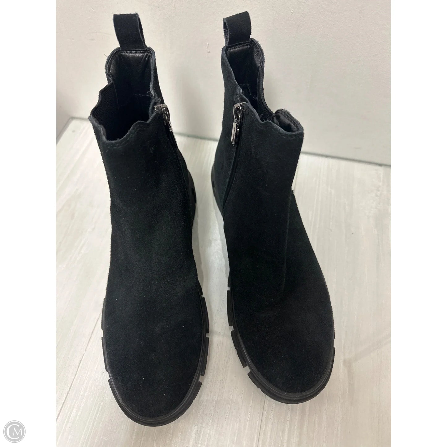 Boots Ankle Heels By Blondo In Black, Size: 8